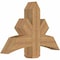 Ekena Millwork Alberta Smooth Timber Gable Bracket, Western Red Cedar, 36"W x 24"H x 5 1/2"D x 5 1/2"F, 16/12 Pitch GBW036X24X0606ALB00SWR - alternate 2